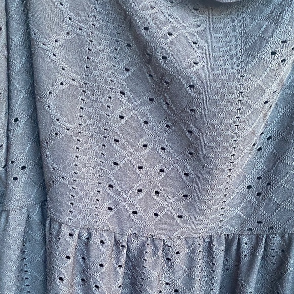 SHEIN Black Eyelet Tiered Mini Slip Dress - Picture 2 of 4